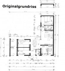 Grundriss Original + Kaarst + Bungalow + Bj. 1966 + ca. 98 m� Wohnfl�che +  ca. 393 m� Grundst�ck + Garage +