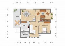 Erdgeschoss + Holzb�ttgen + Einfamilienhaus + Bj. 1955 + ca. 500 m� Grundst�ck + ca. 130 m� Wohnfl�che + Garage +