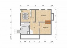 Kellergeschoss + Holzb�ttgen + Einfamilienhaus + Bj. 1955 + ca. 500 m� Grundst�ck + ca. 130 m� Wohnfl�che + Garage +