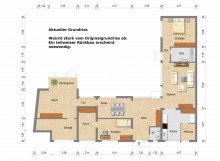 Grundriss Aktuell + Kaarst + Bungalow + Bj. 1966 + ca. 98 m� Wohnfl�che +  ca. 393 m� Grundst�ck + Garage +