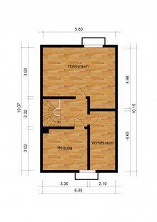 Grundriss KG + Kaarst + Am Hoverkamp + Reihenmittelhaus + 4-Zimmer+ 99 m� Wohnfl�che + inkl. Garage