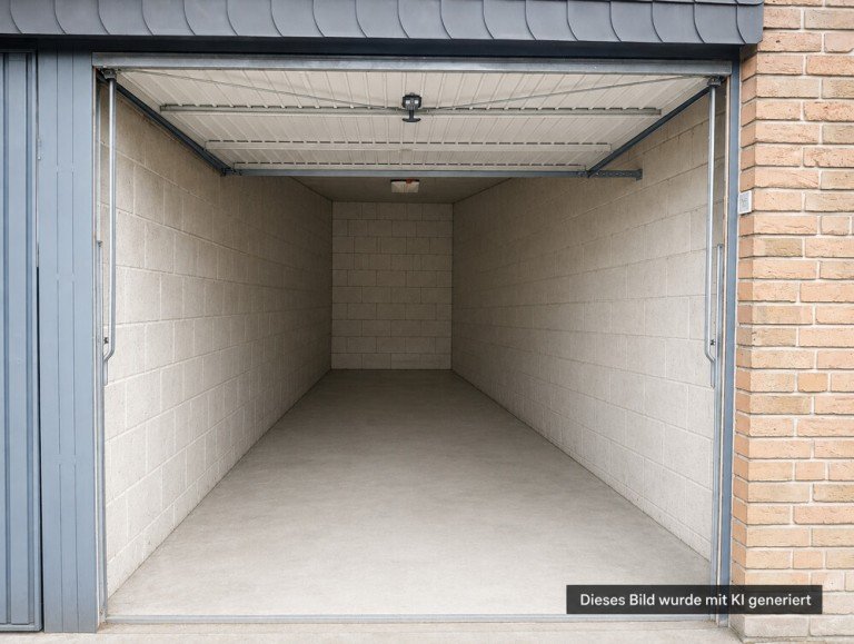 Visualisierung Garage Kaarst Einzelgarage + Kaarst - Zentrum + Garage f�r Zweir�der oder kleinen PKW + spitz zulaufend + ab sofort +