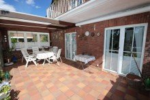 Terrasse + Holzb�ttgen + Einfamilienhaus + Bj. 1955 + ca. 500 m� Grundst�ck + ca. 130 m� Wohnfl�che + Garage +